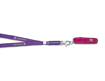 My first Victorinox, 84 mm transparent rosa (U)