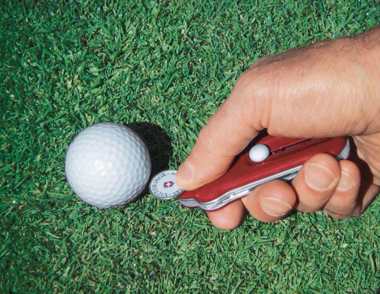 GolfTool, 91 mm transparent röd - 2