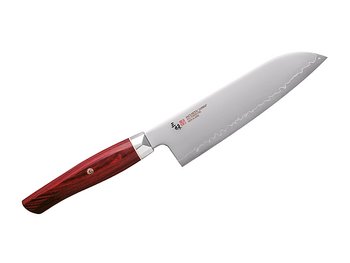 Santoku Mcusta/Zanmai ZRB 18 cm, röd
