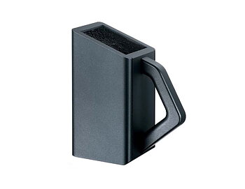 Knivblock mattsvart bok