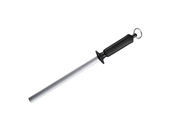Diamantskärpstål 26 cm, ovalt plastskaft
