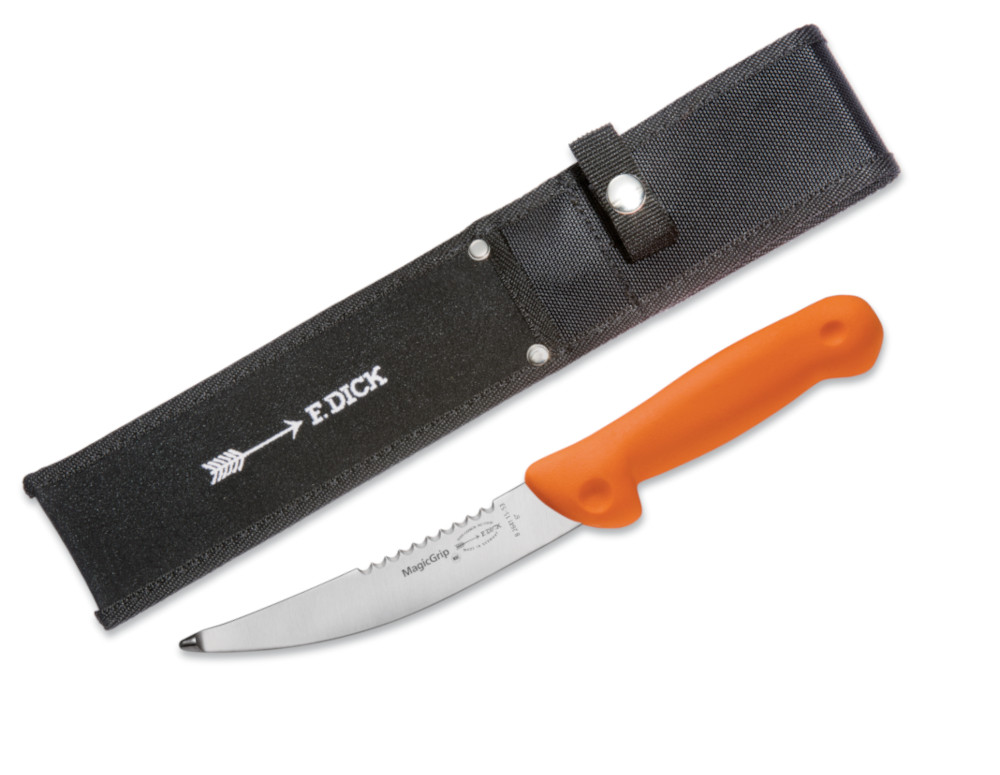 Bukkniv Dick 2641 stålk+tandn, 15 cm / ORANGE - 3