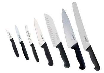 Giesser knivset, 7 knivar svart