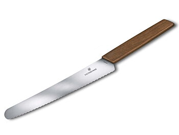 Brödkniv 22 cm, valnöt