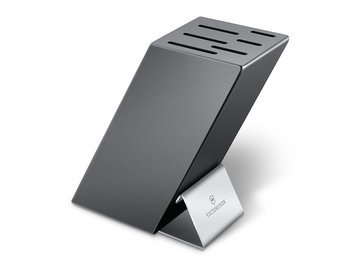 Knivblock mattsvart bok