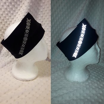 Pannband med leksandsbands-reflex