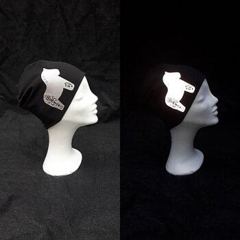 Mössa med Dalahästreflex 