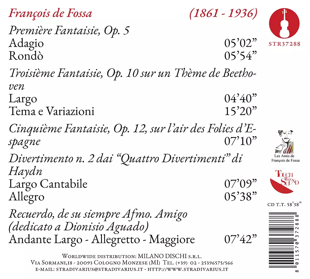 Cinquième Fantaisie pour la Guitare seule sur l’air des Folies d’Espagne, Op. 12