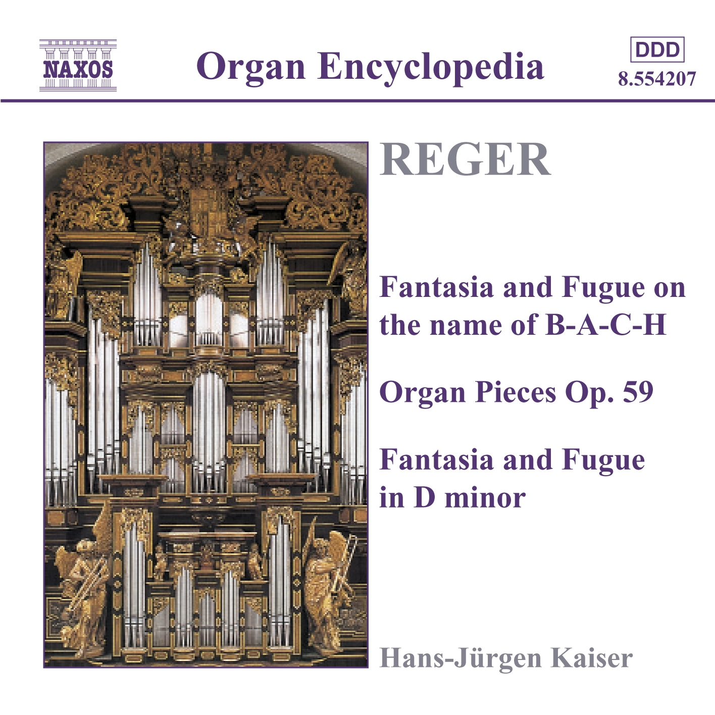 Reger, M.: Organ Works, Vol.  3