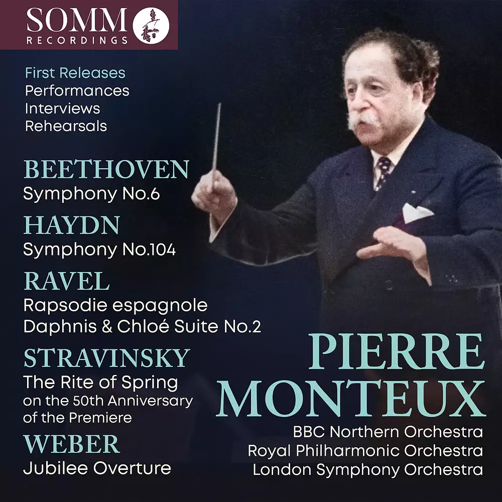 Pierre Monteux Conducts Weber, Beethoven, Ravel, Stravinsky & Dvořák: Orchestral Works