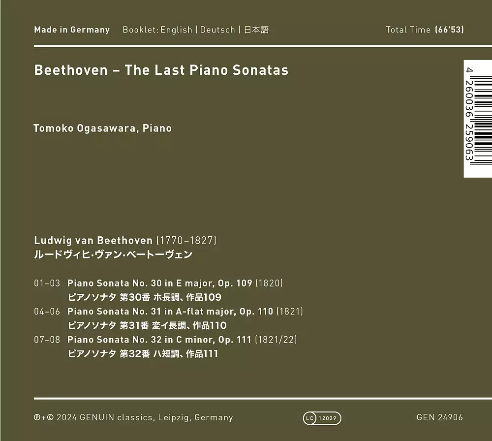 Beethoven – The Last Piano Sonatas