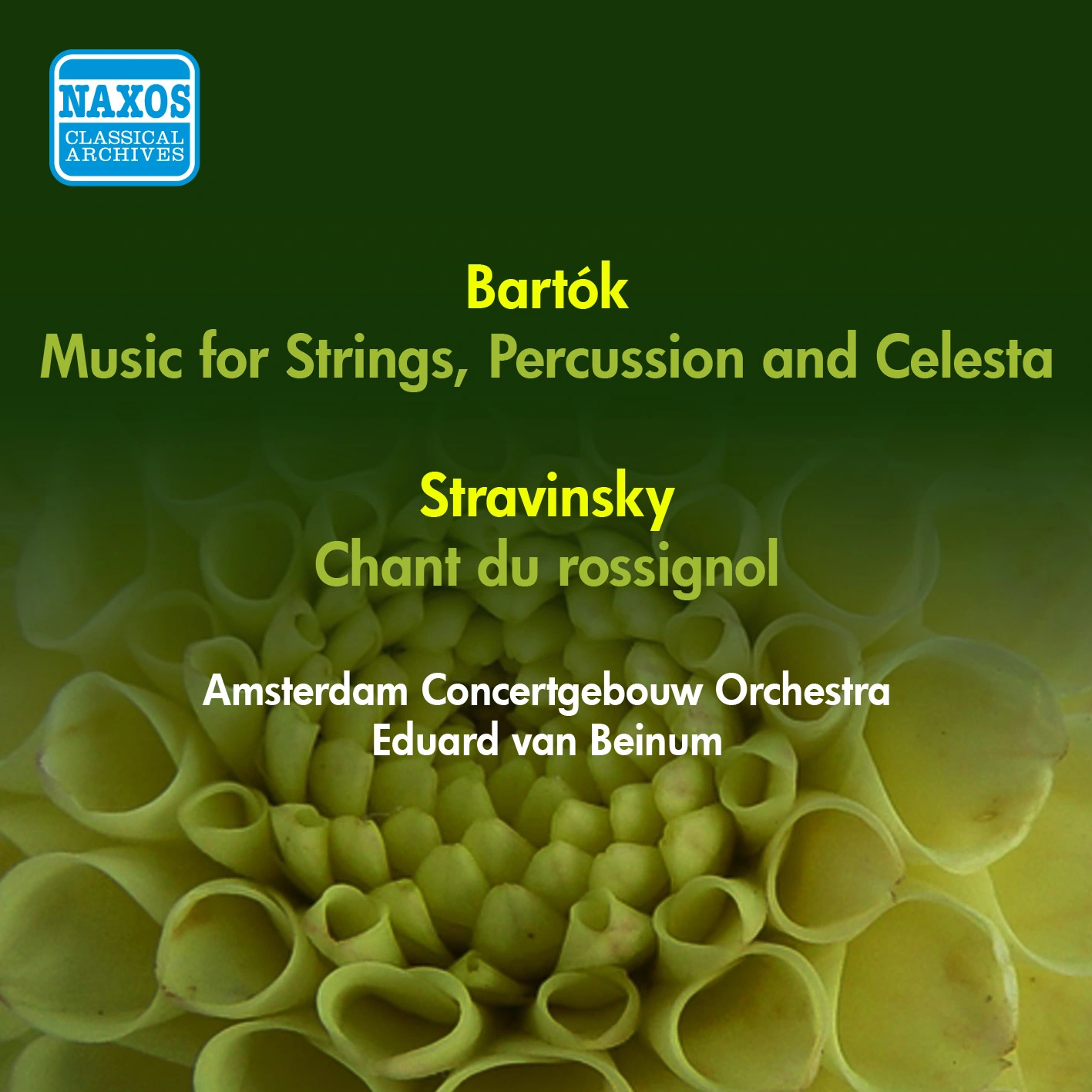 Bartok, B.: Music for Strings, Percussion and Celesta / Stravinsky, I.: Song of the Nightingale (Amsterdam Concertgebouw, Beinum) (1955, 1956)