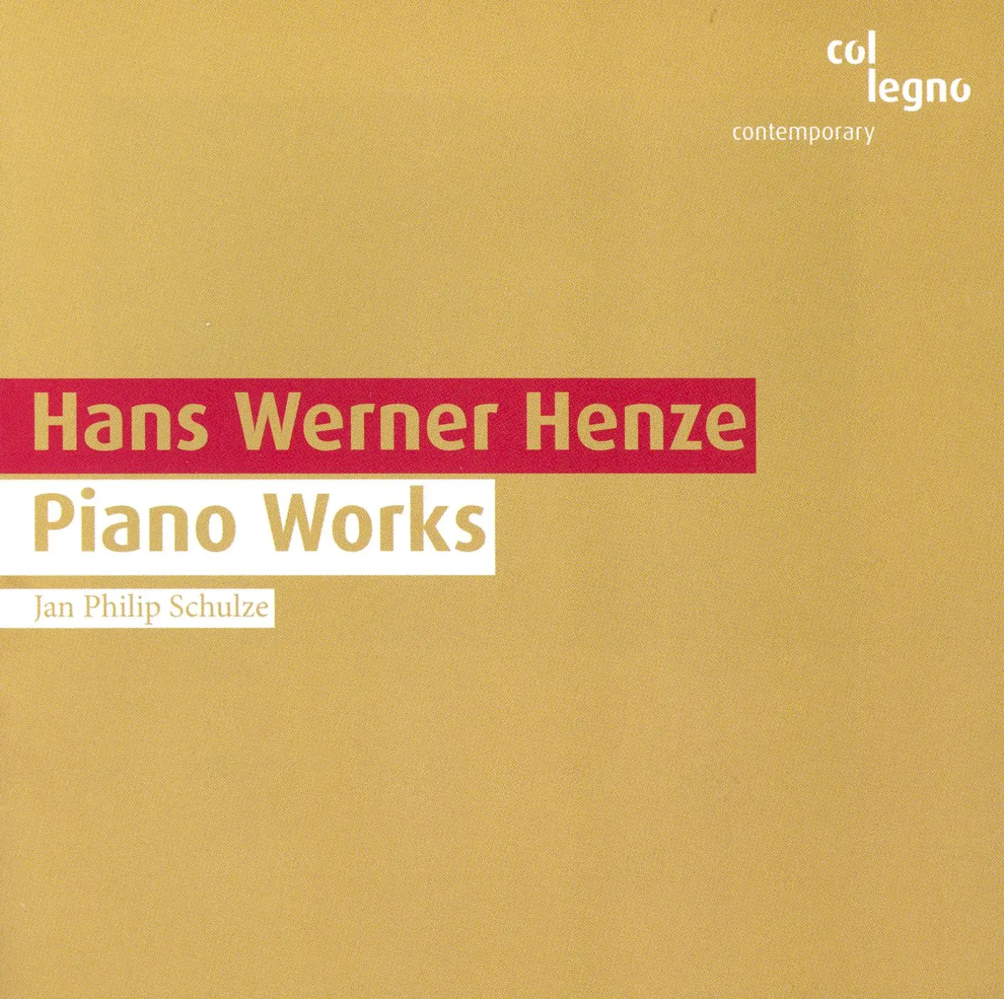 Henze: Praludien Zu Tristan / Piano Sonata / Piano Sonatina / Cherubino / Variationen / Lucy Escott Variations / Variationen