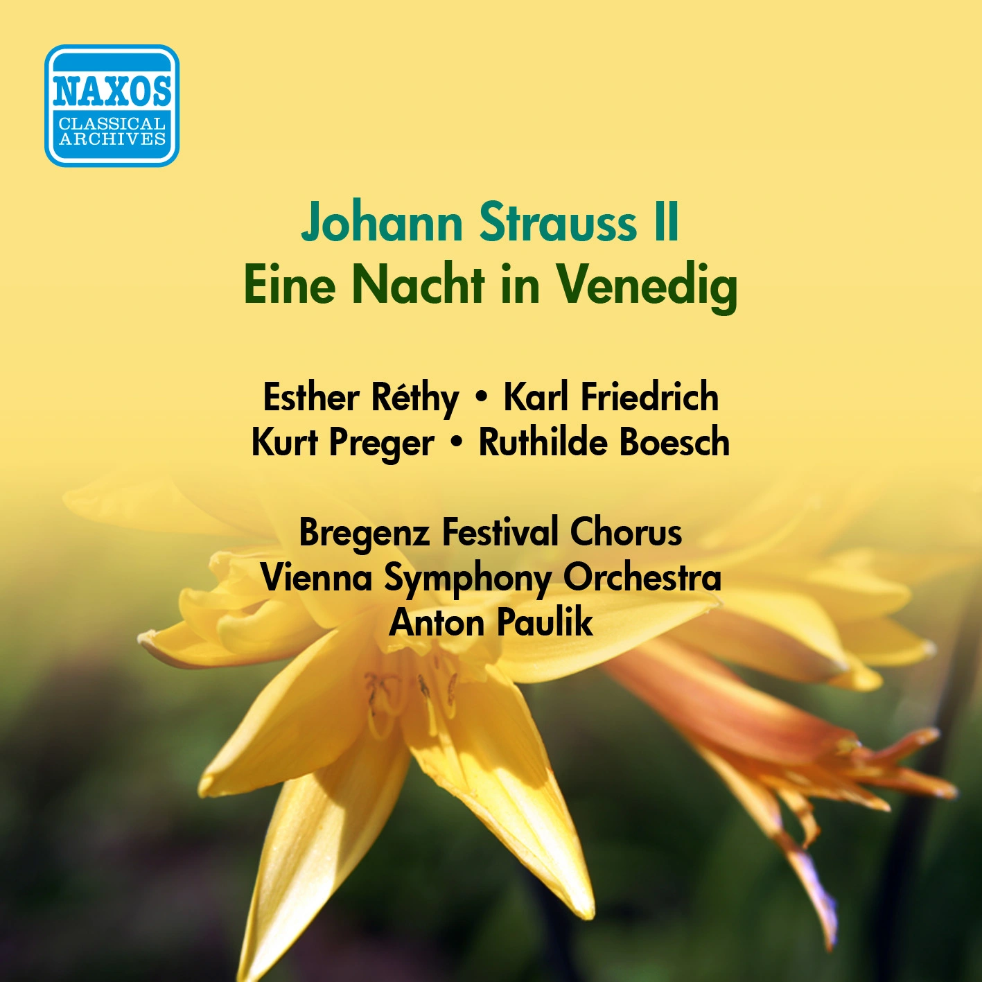 Strauss II, J.: Nacht in Venedig (Eine) (Vienna State Opera Soloists, Paulik) (1951)