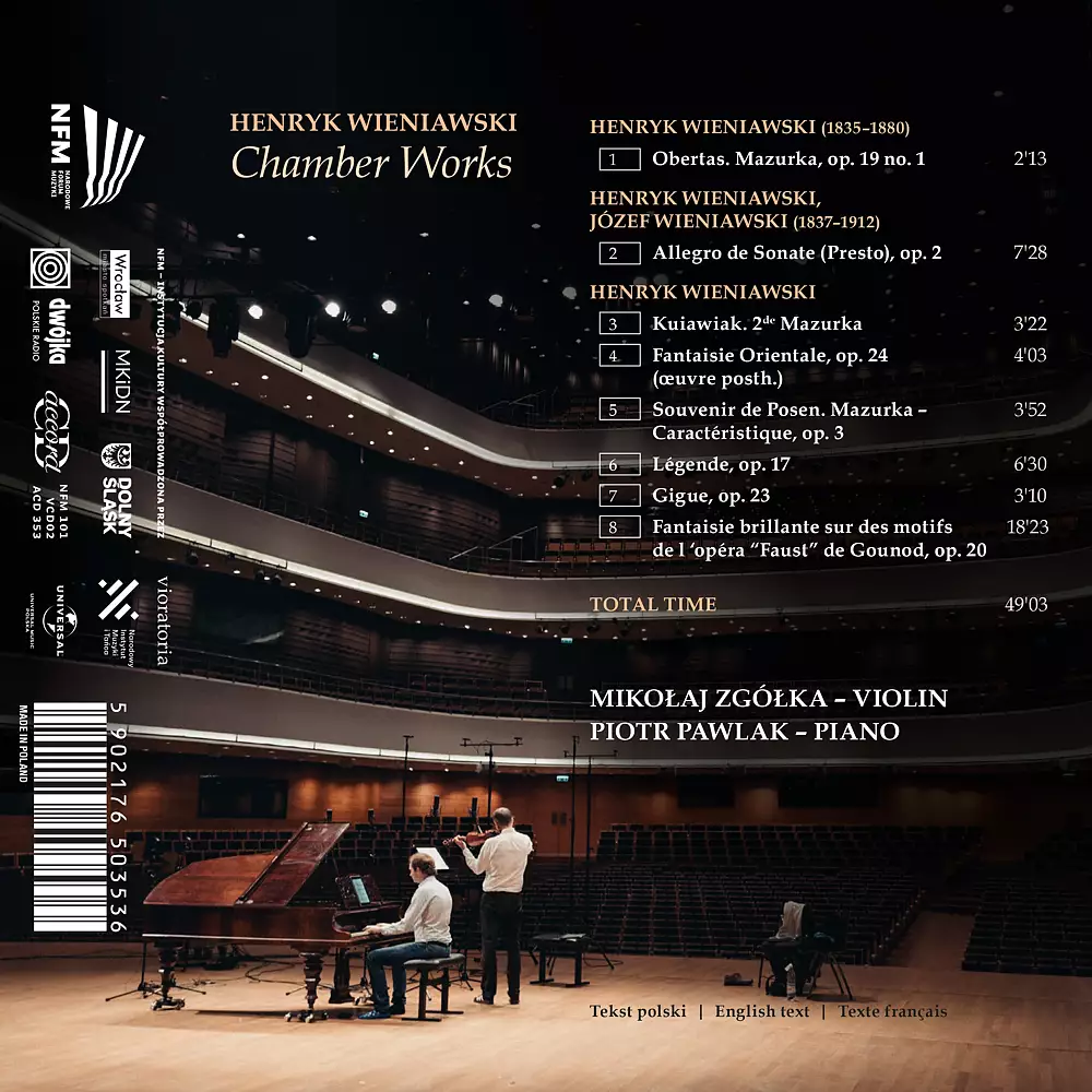 Henryk Wieniawski - Chamber Works