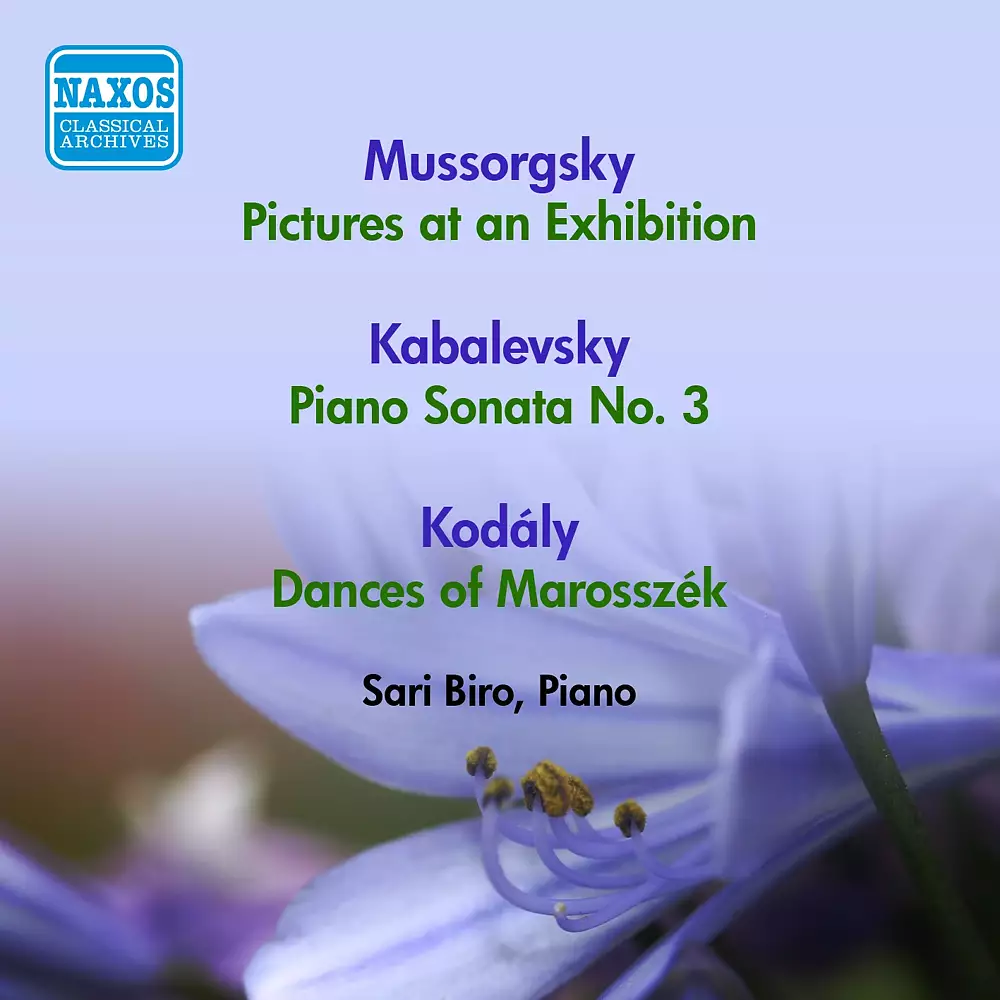 Piano Recital: Biro, Sari - Mussorgsky, M. / Kabalevsky, D. / Kodaly, Z. / Bartok, B. (1951-1952)