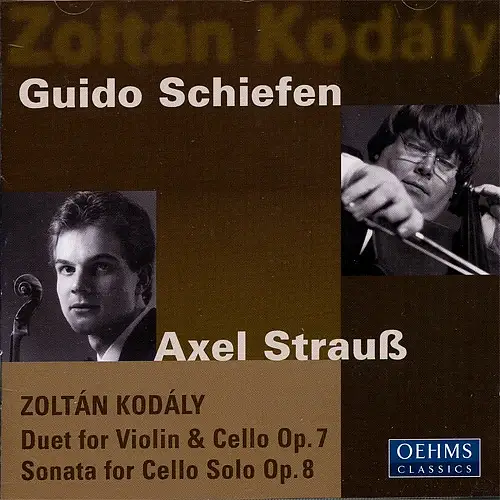 Kodaly: Duo / Cello Sonata