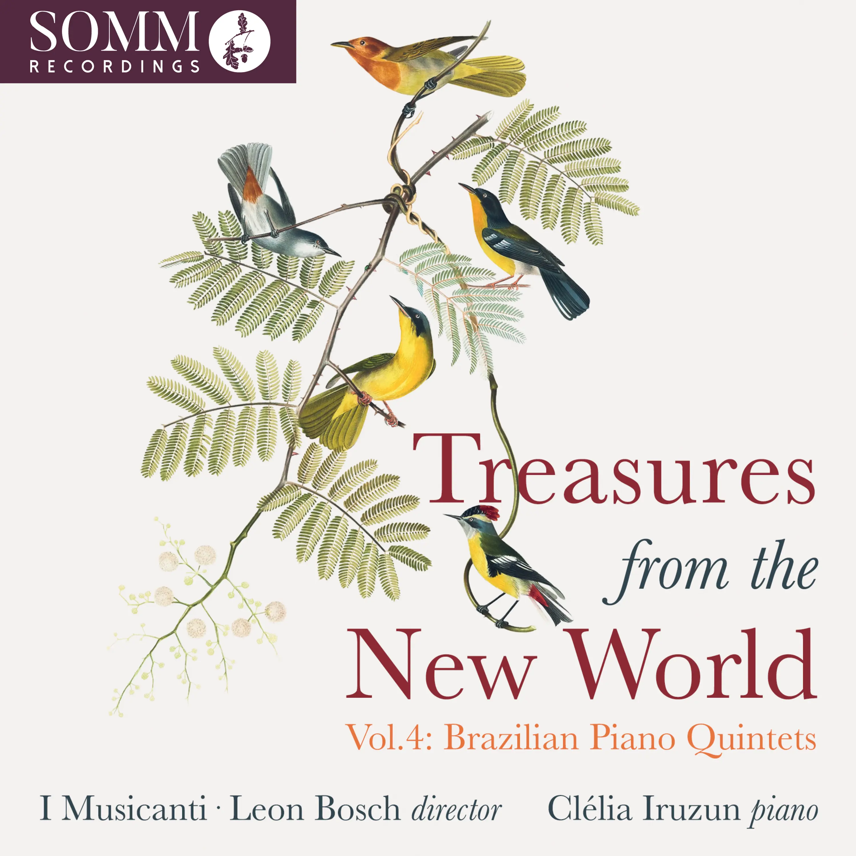Treasures from the New World, Vol. 4: Brazilian Piano Quartets