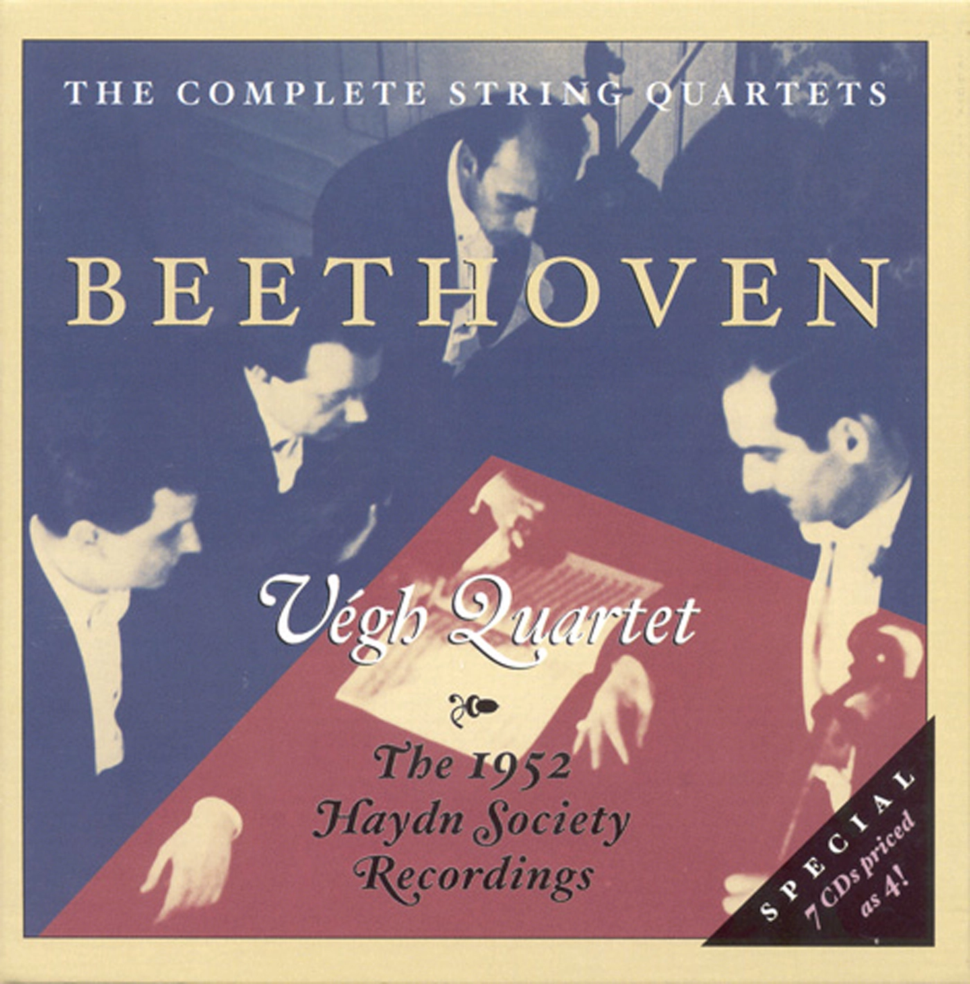 Beethoven: String Quartets Nos. 1-16 (Complete) (Vegh Quartet) (1952)