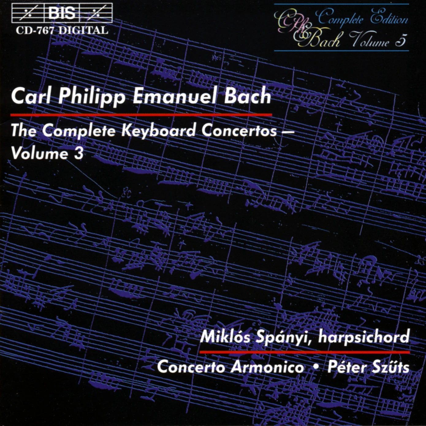C.P.E. Bach - Keyboard Concertos, Vol.3