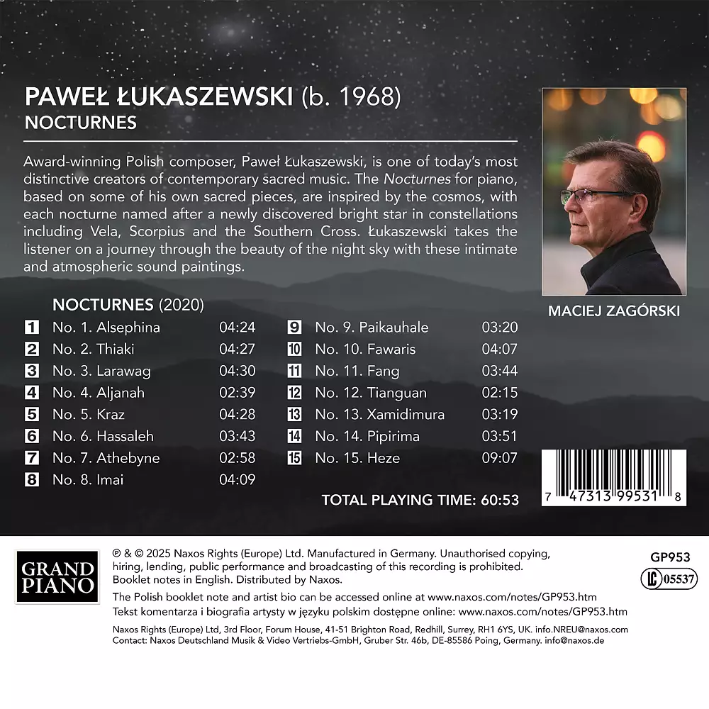 Łukaszewski: Nocturnes