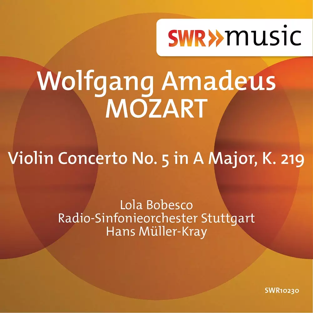 Mozart: Violin Concerto No. 5 in A Major, K. 219
