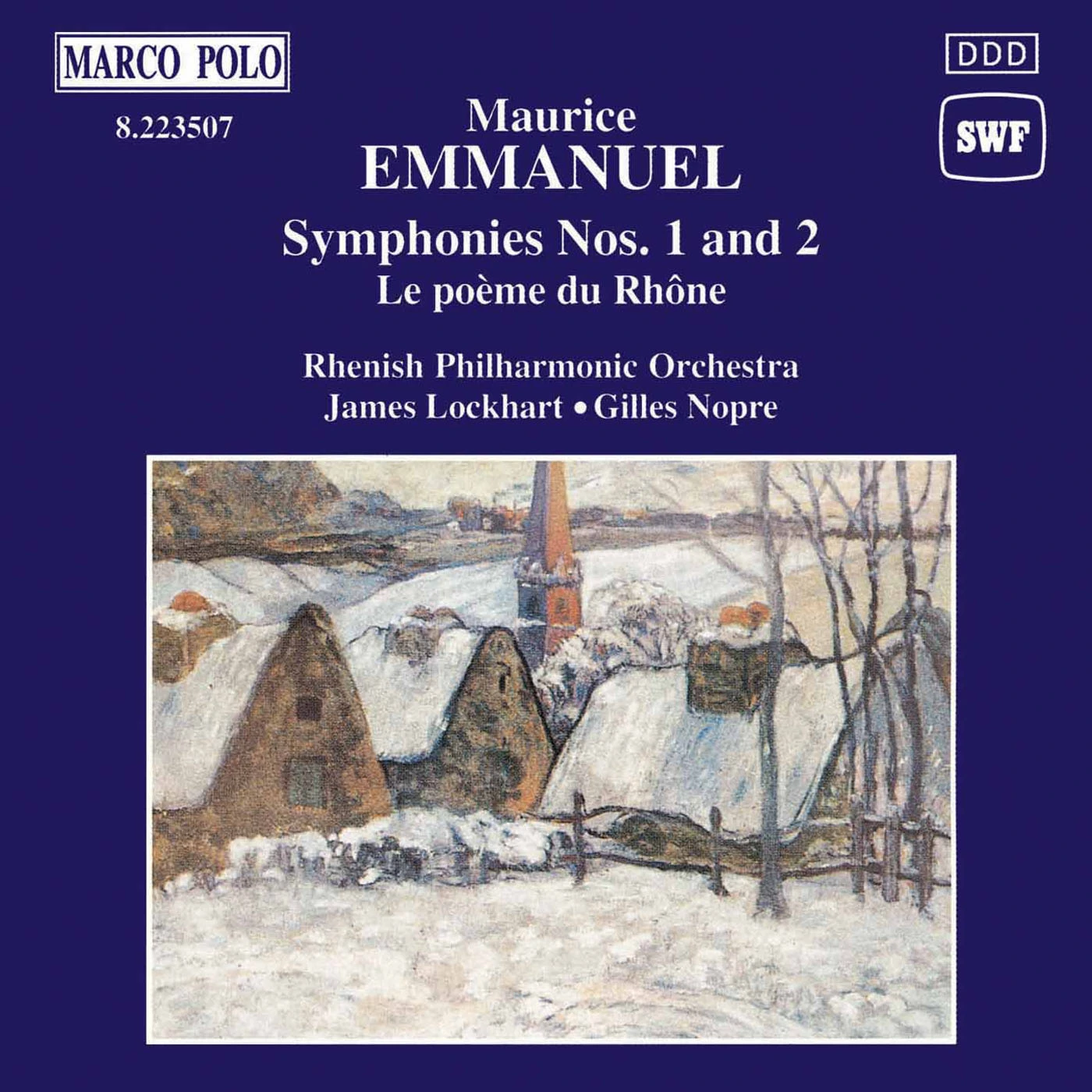 Emmanuel: Symphonies Nos. 1 and 2