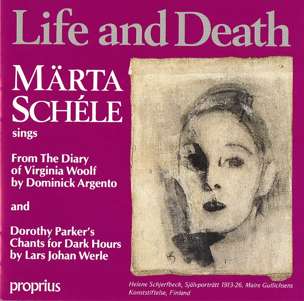 Argento: From the Diary of Virginia Woolf / Werle: Chants for Dark Hours
