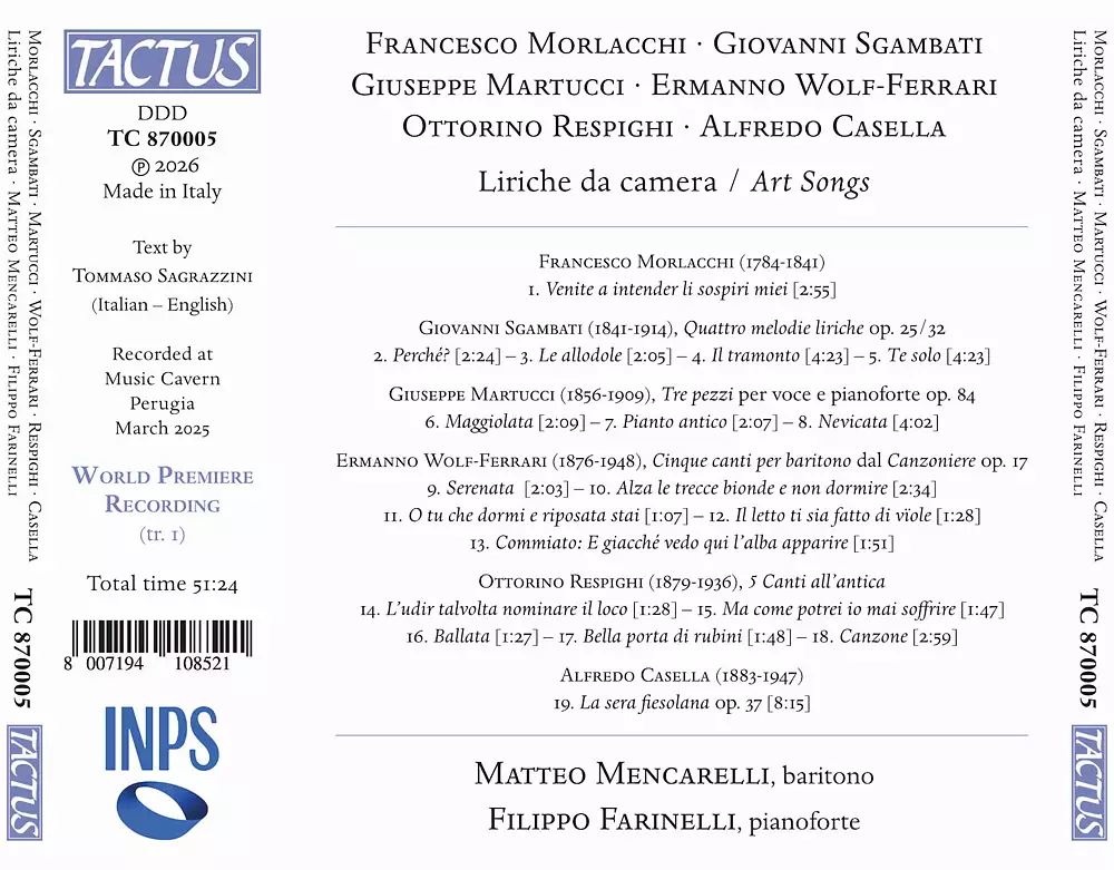 VV.AA.: Liriche da camera