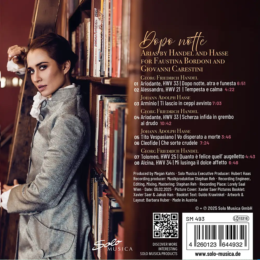 Dopo notte - arias by Handel and Hasse