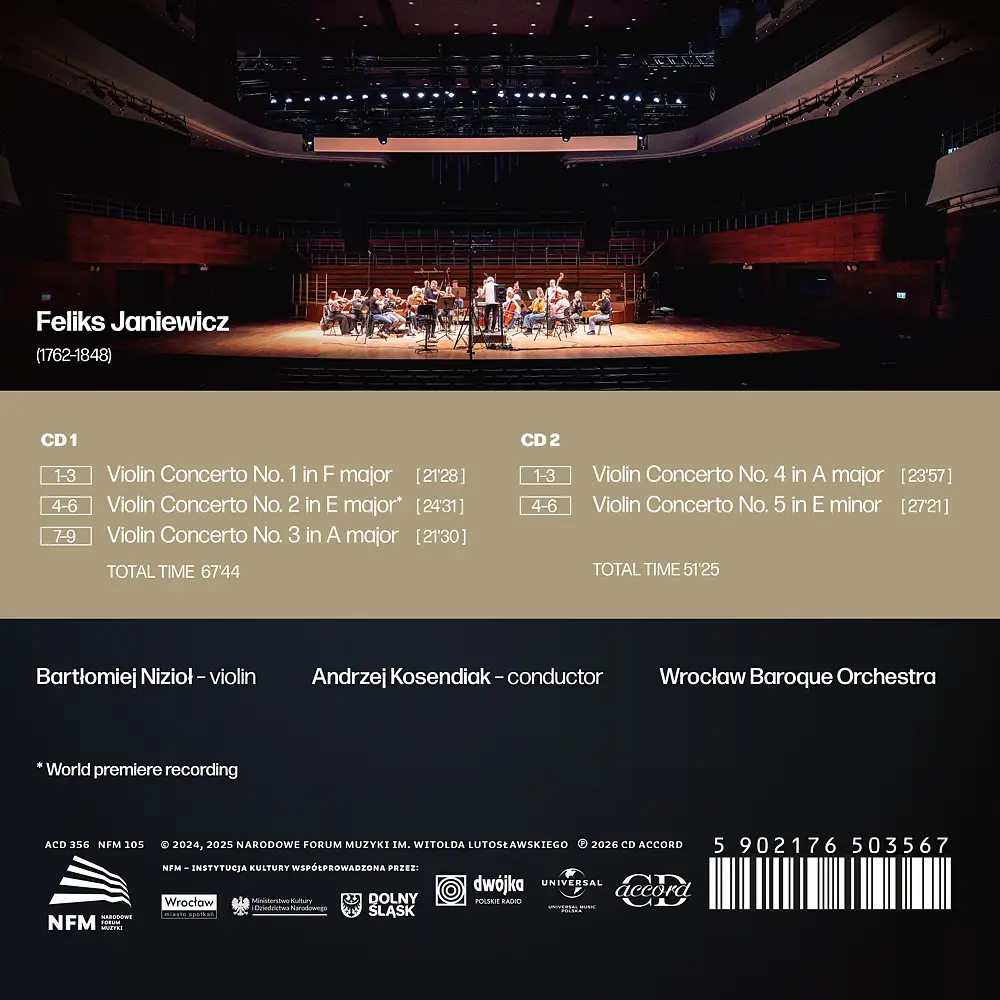 Janiewicz - Complete Violin Concertos