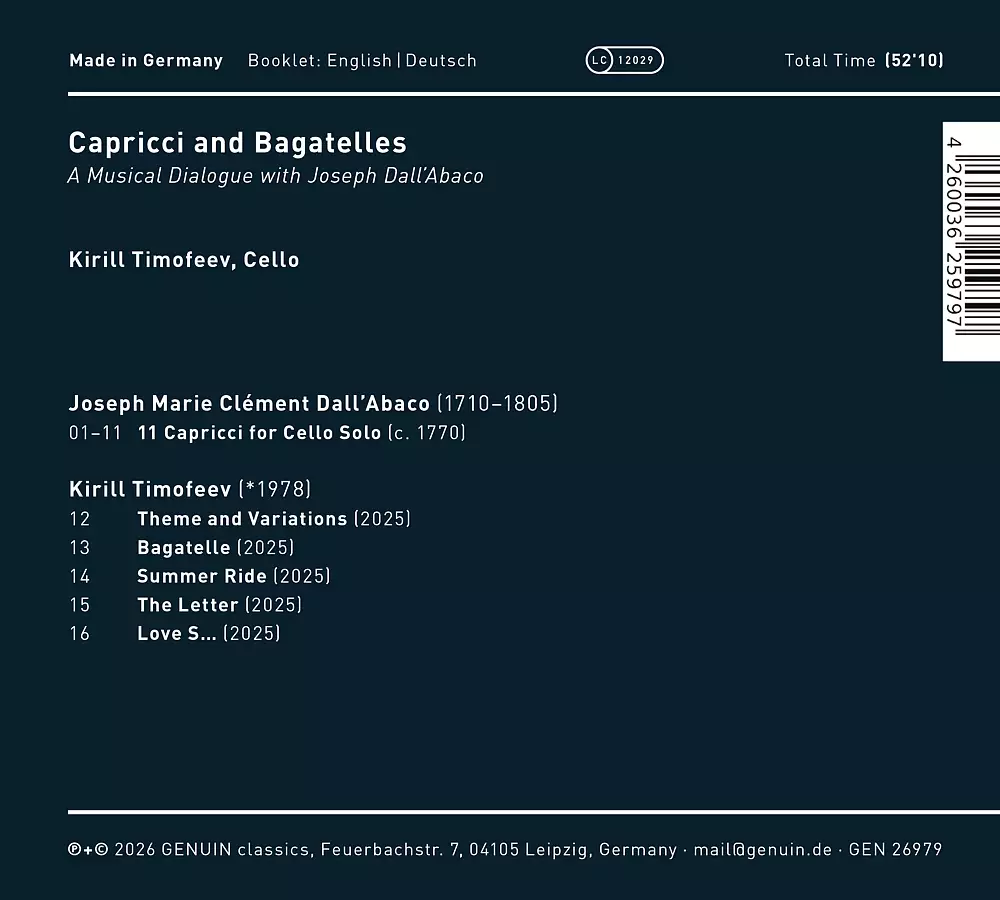 Capricci and Bagatelles