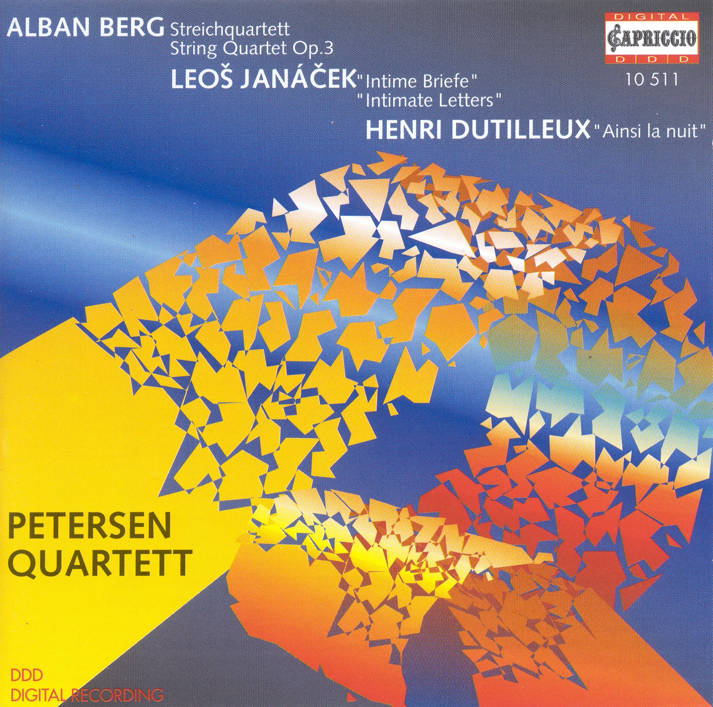 Berg, A.: String Quartet / Janacek, L.: String Quartet No. 2, 