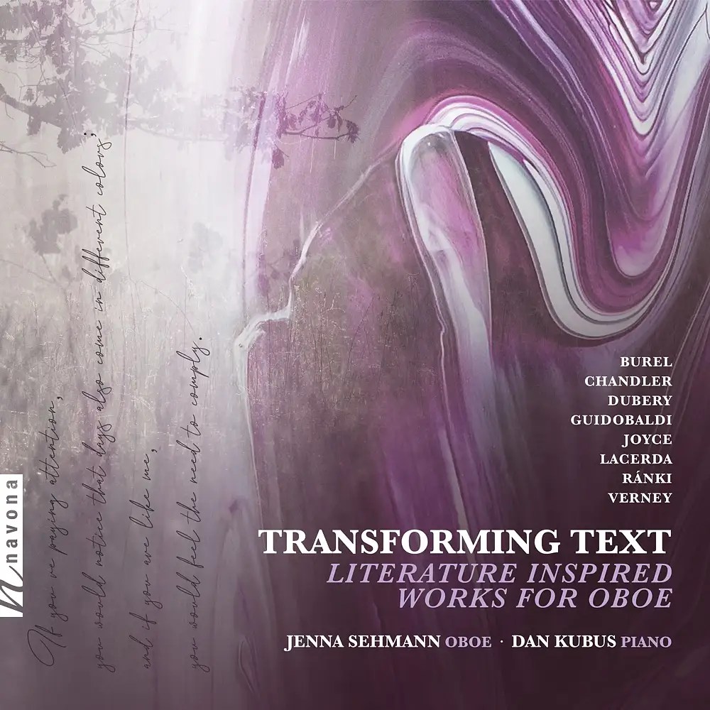 Transforming Text: Literature Inspired Works for Oboe