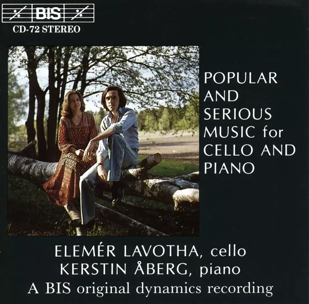 Popular and Serious Music for Cello and Piano
