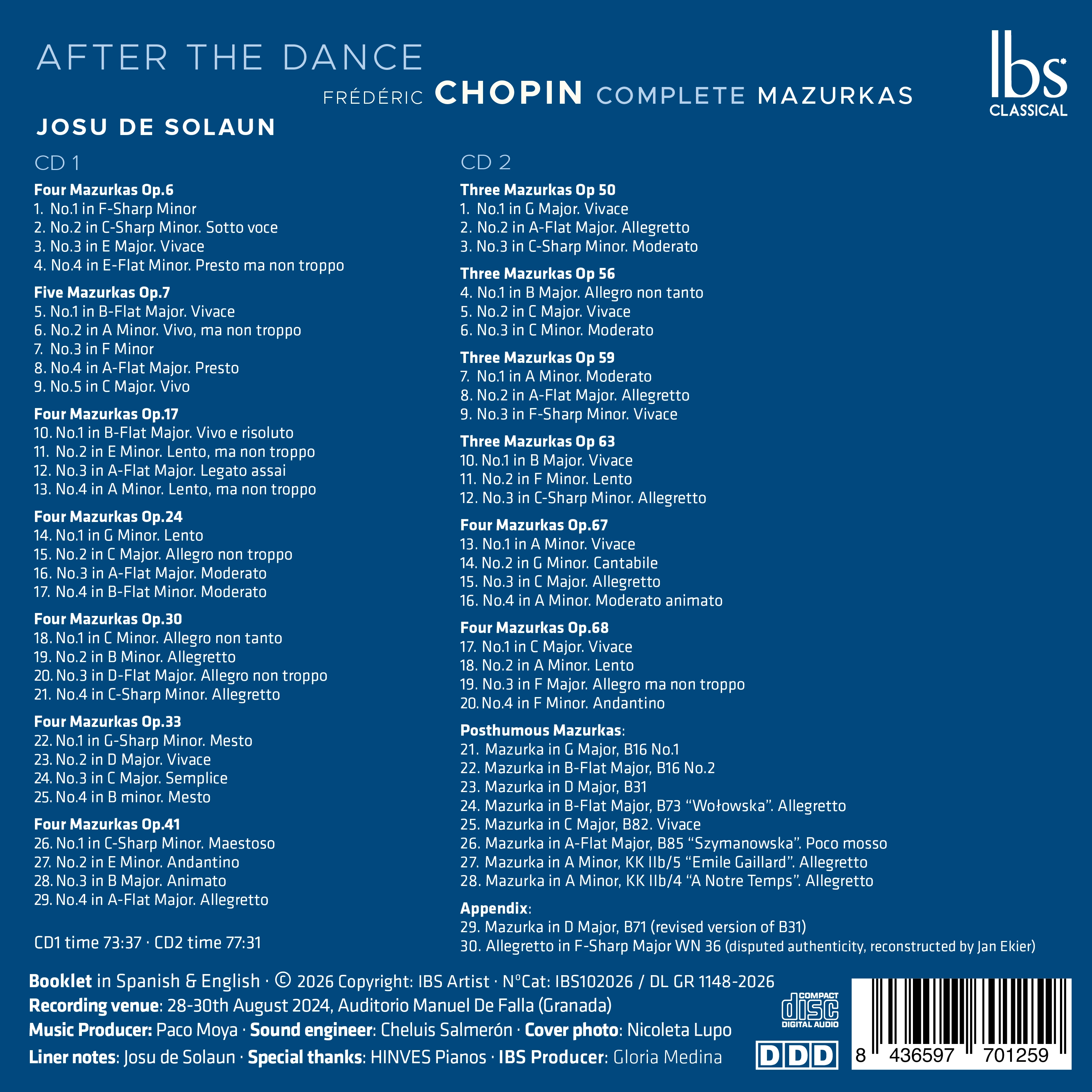 Chopin Complete Mazurkas