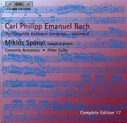 C.P.E. Bach - Keyboard Concertos, Vol. 9