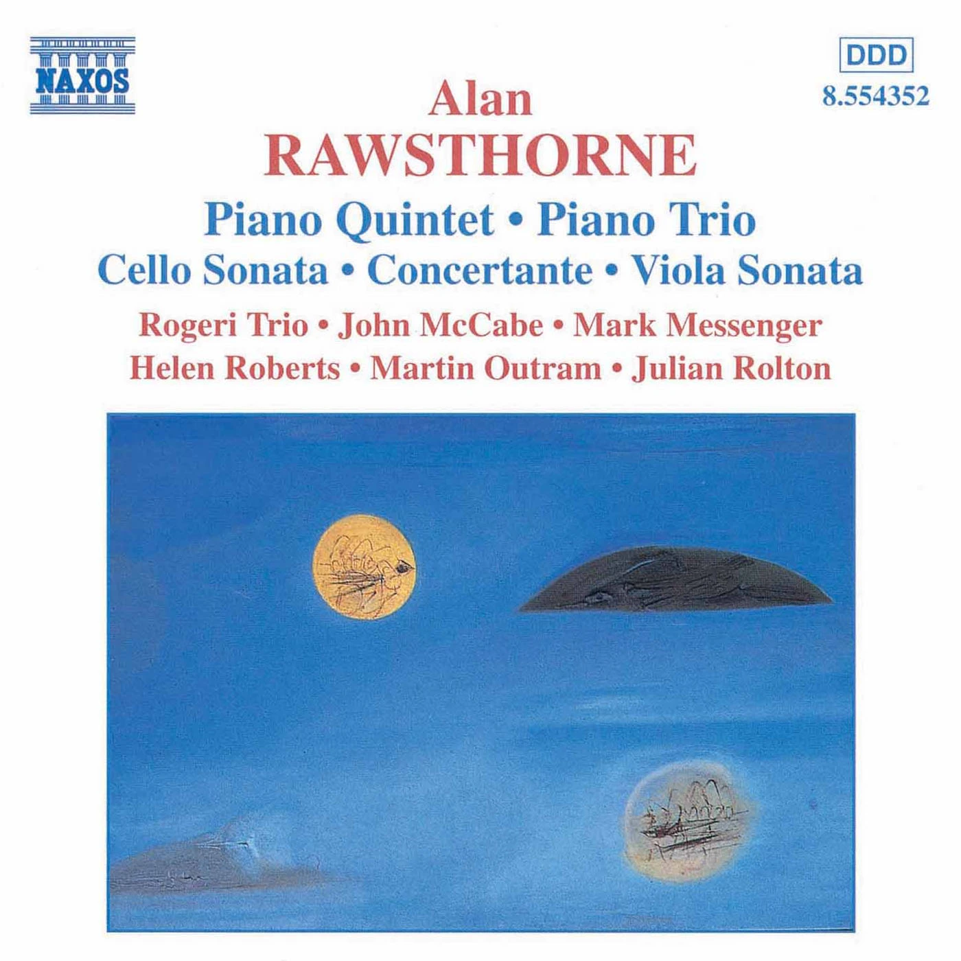Rawsthorne: Piano Quintet / Piano Trio / Viola Sonata