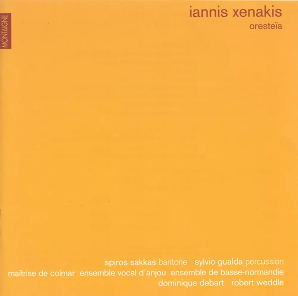 Xenakis, I.: Oresteia