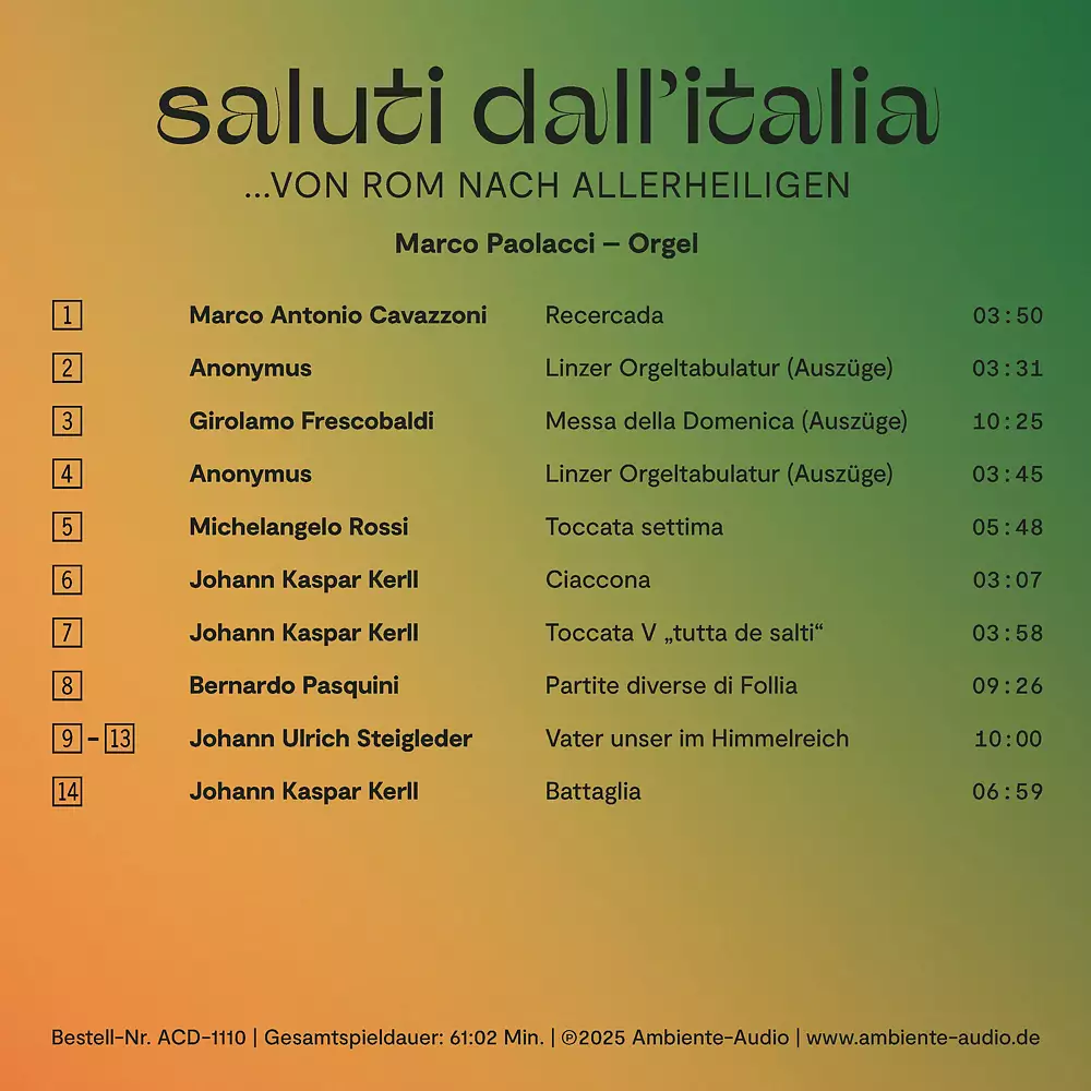 saluti dall’italia - … von Rom nach Allerheiligen