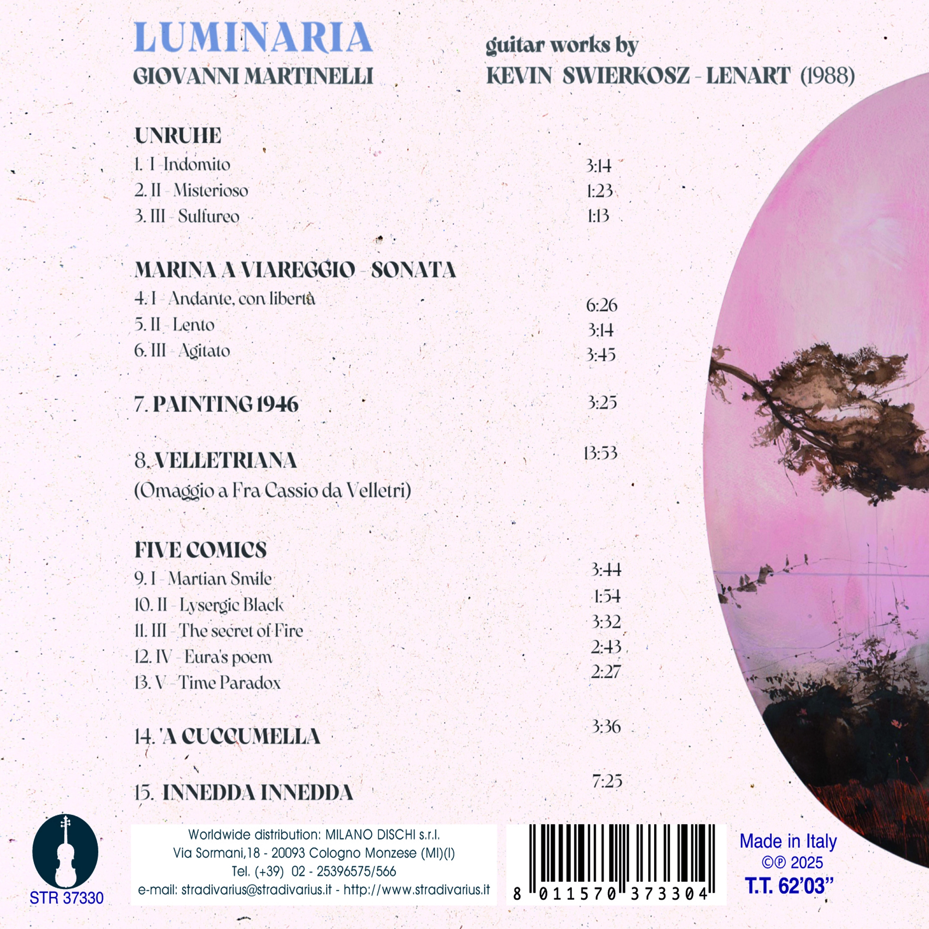 LUMINARIA - Guitar works by KEVIN SWIERKOSZ-LENART