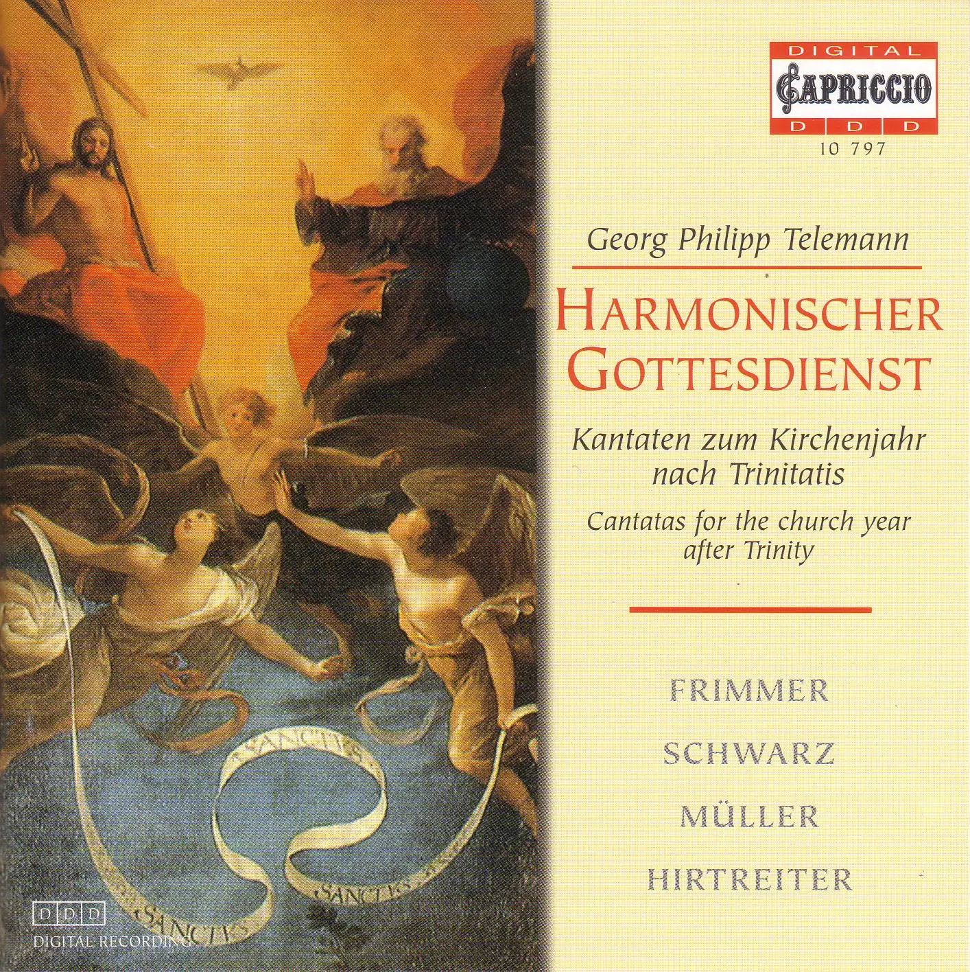 Telemann, G.P.: Cantatas for the Church Year After Trinity (Harmonischer Gottesdienst)