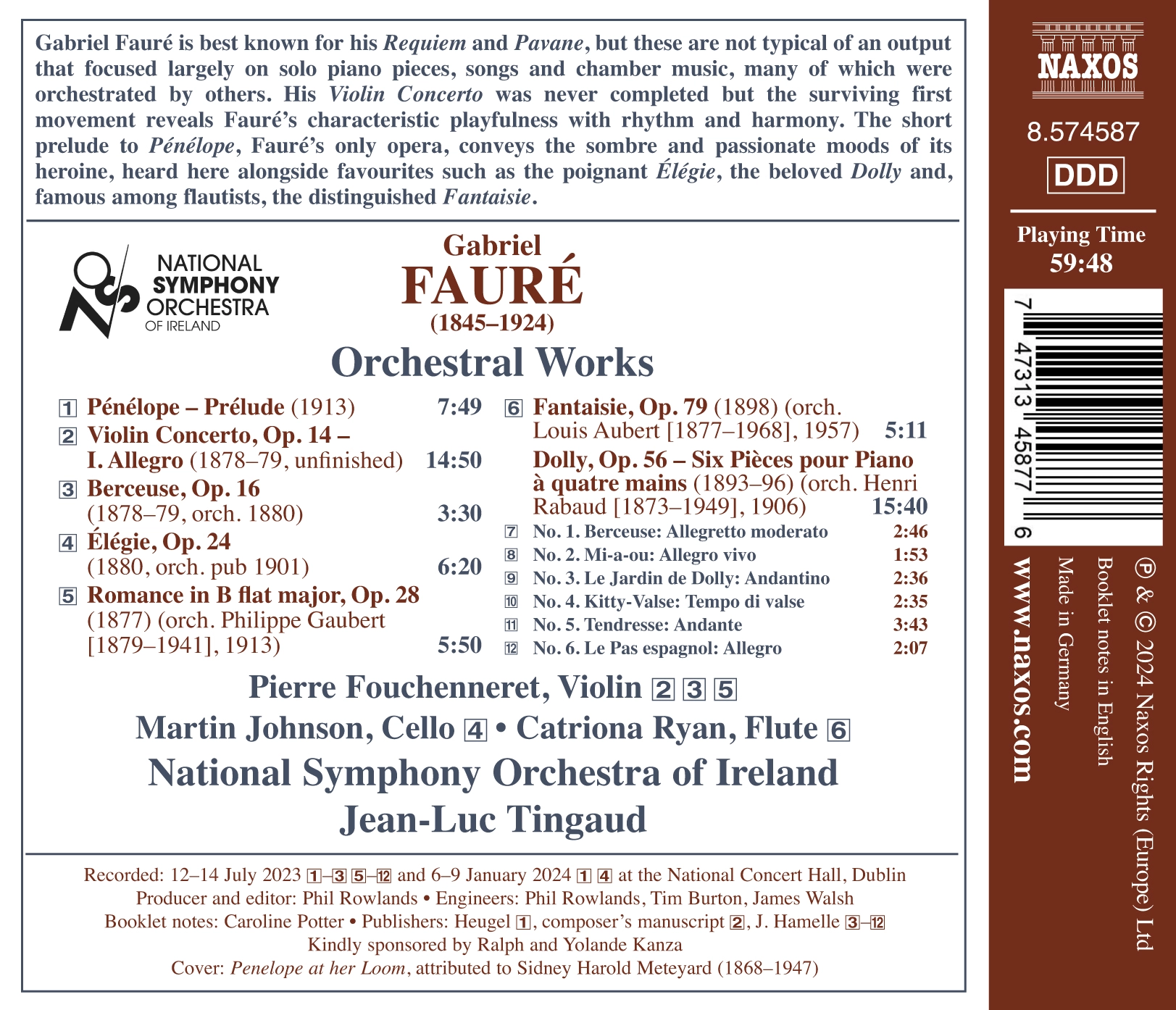 Fauré: Orchestral Works