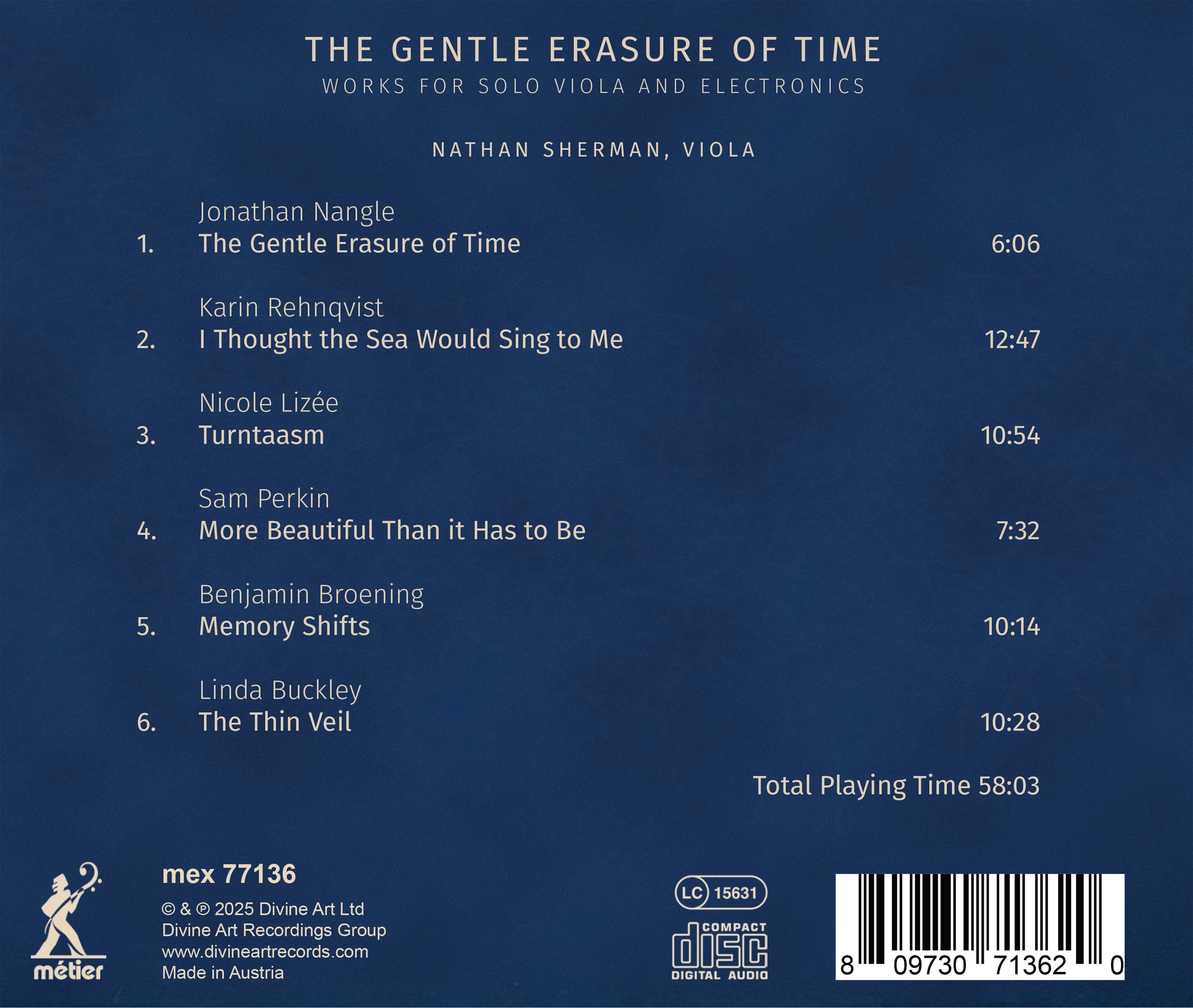 The Gentle Erasure of Time