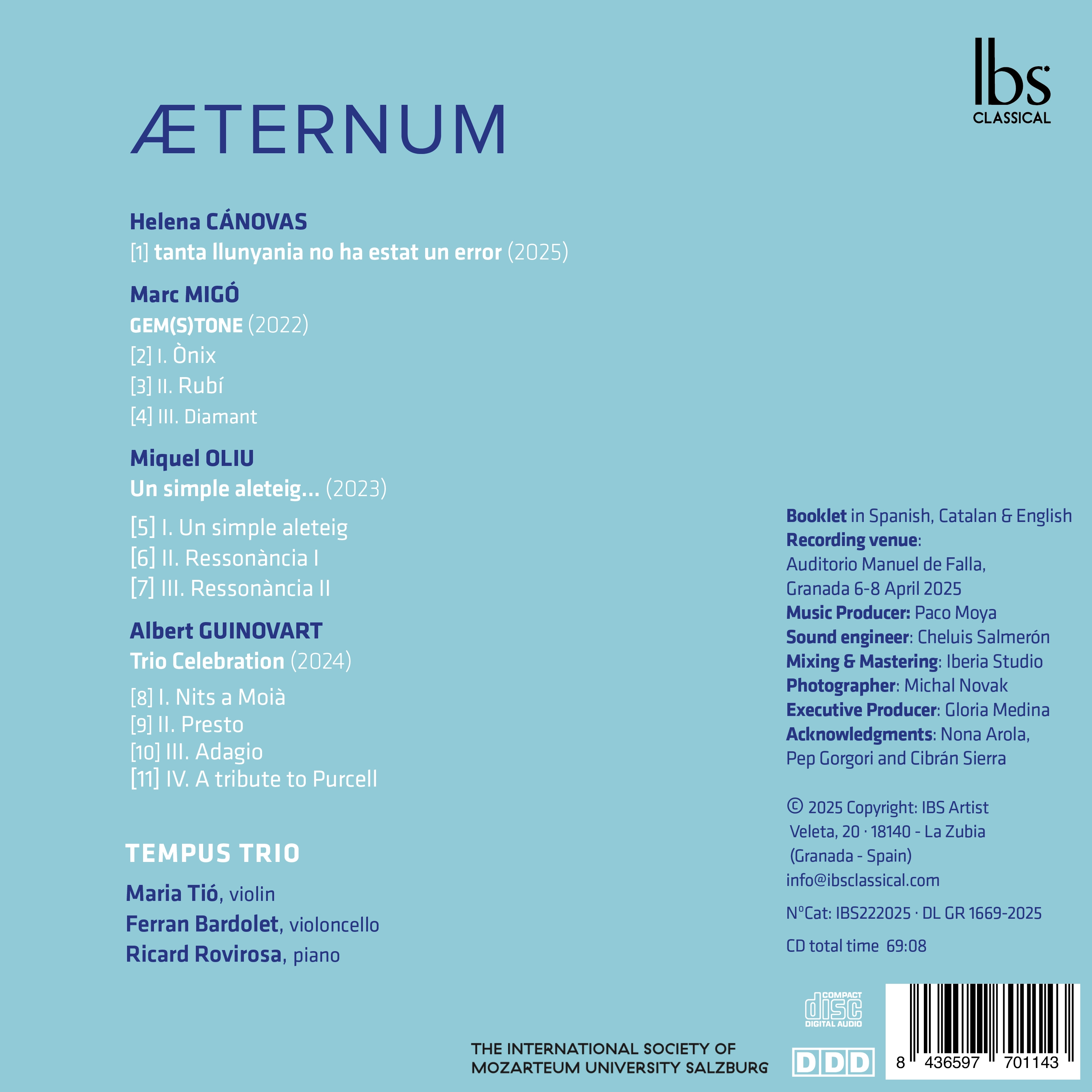Aeternum: Spanish Contemporary Piano Trios