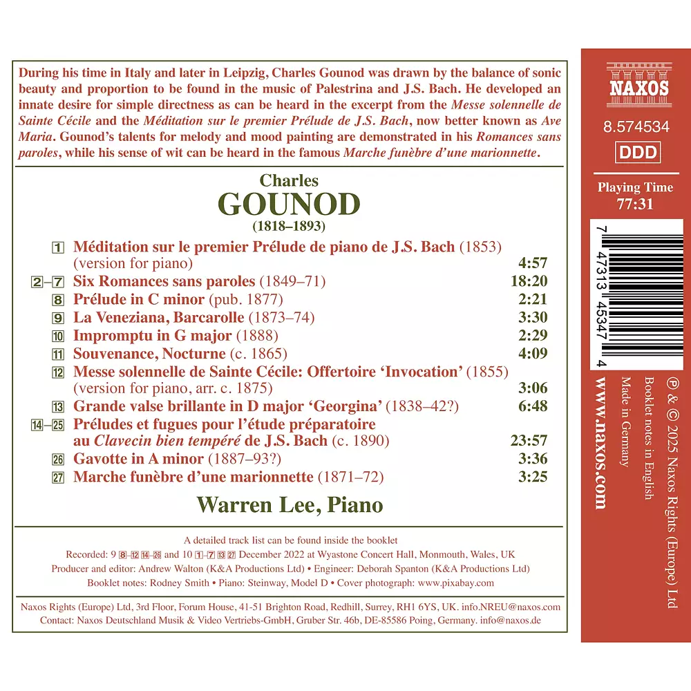 Gounod: Piano Works