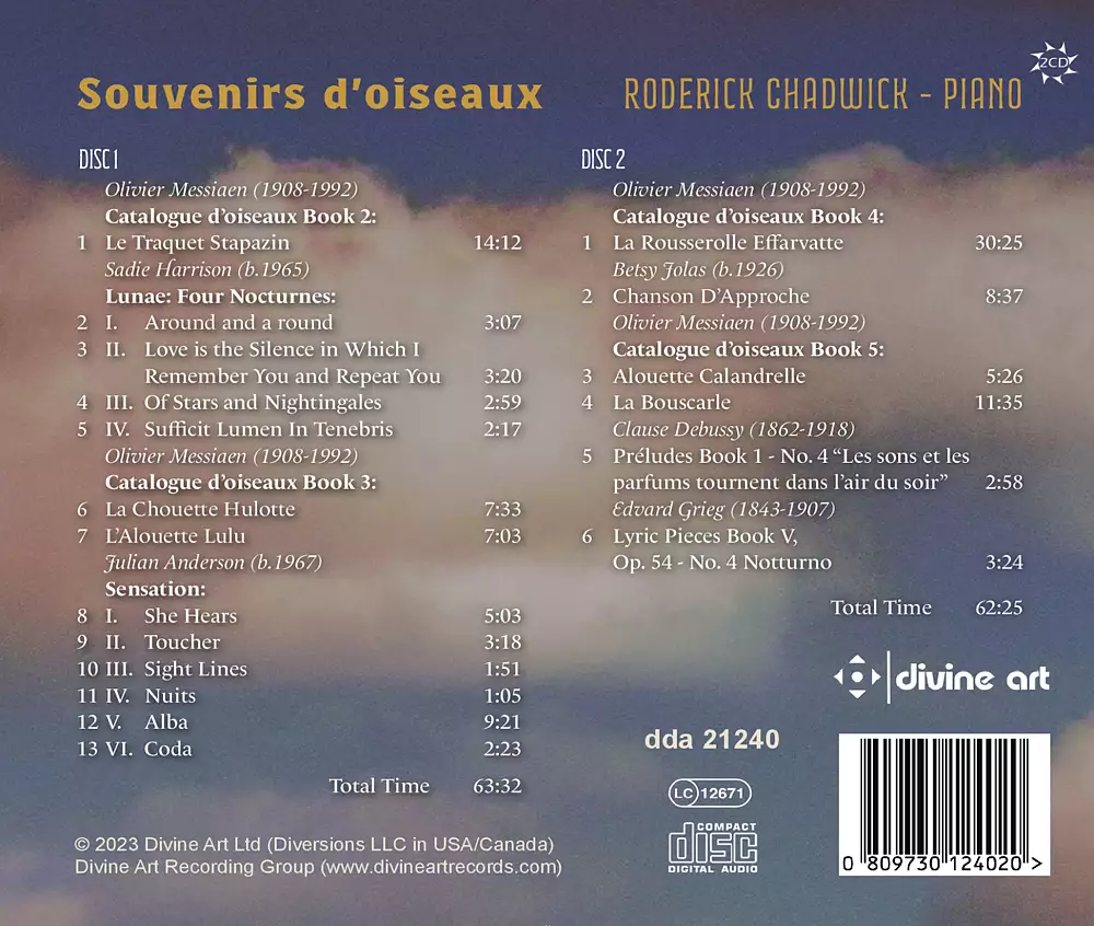 Souvenirs d’oiseaux