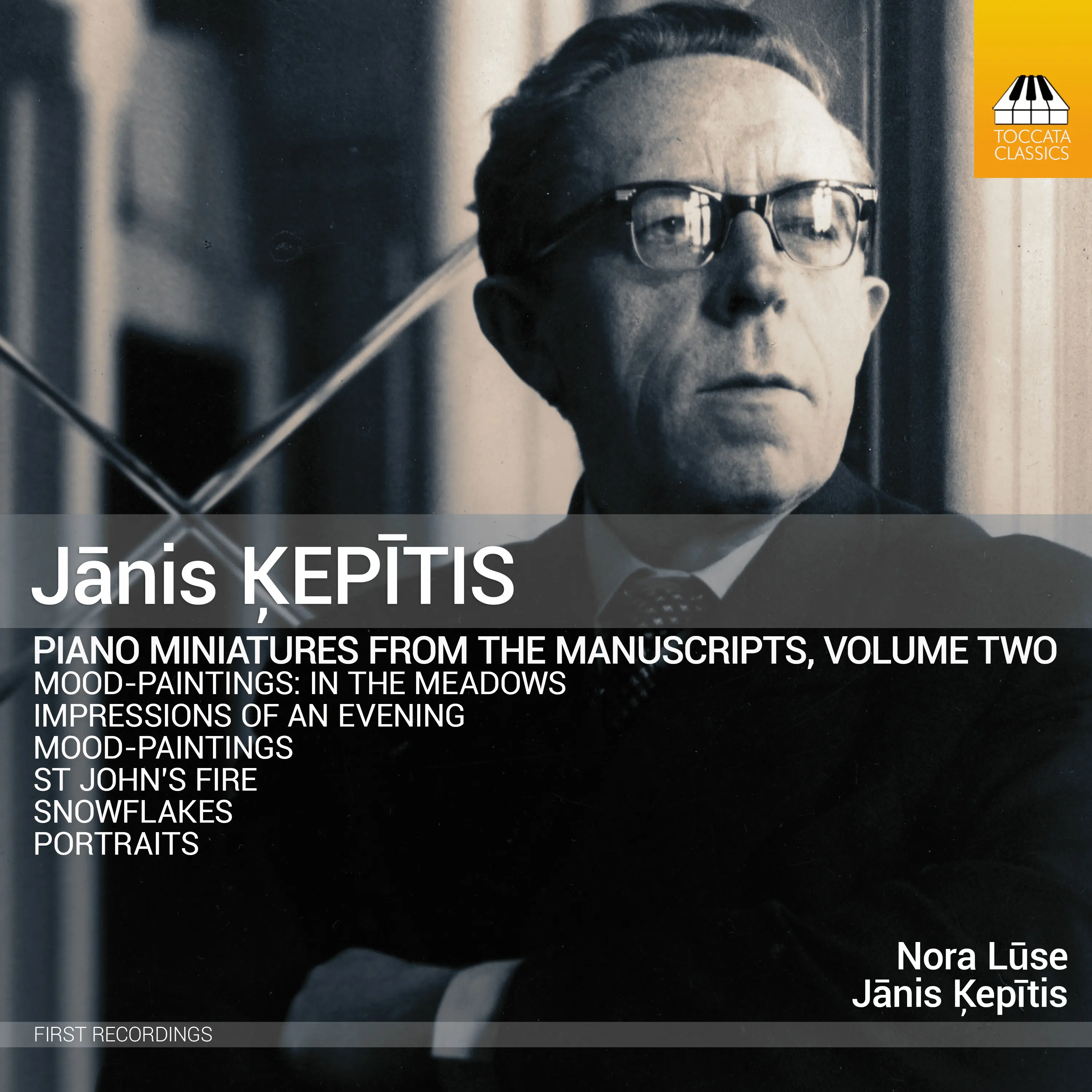 Jānis Ķepītis:  Piano Miniatures from the Manuscripts, Vol. 2