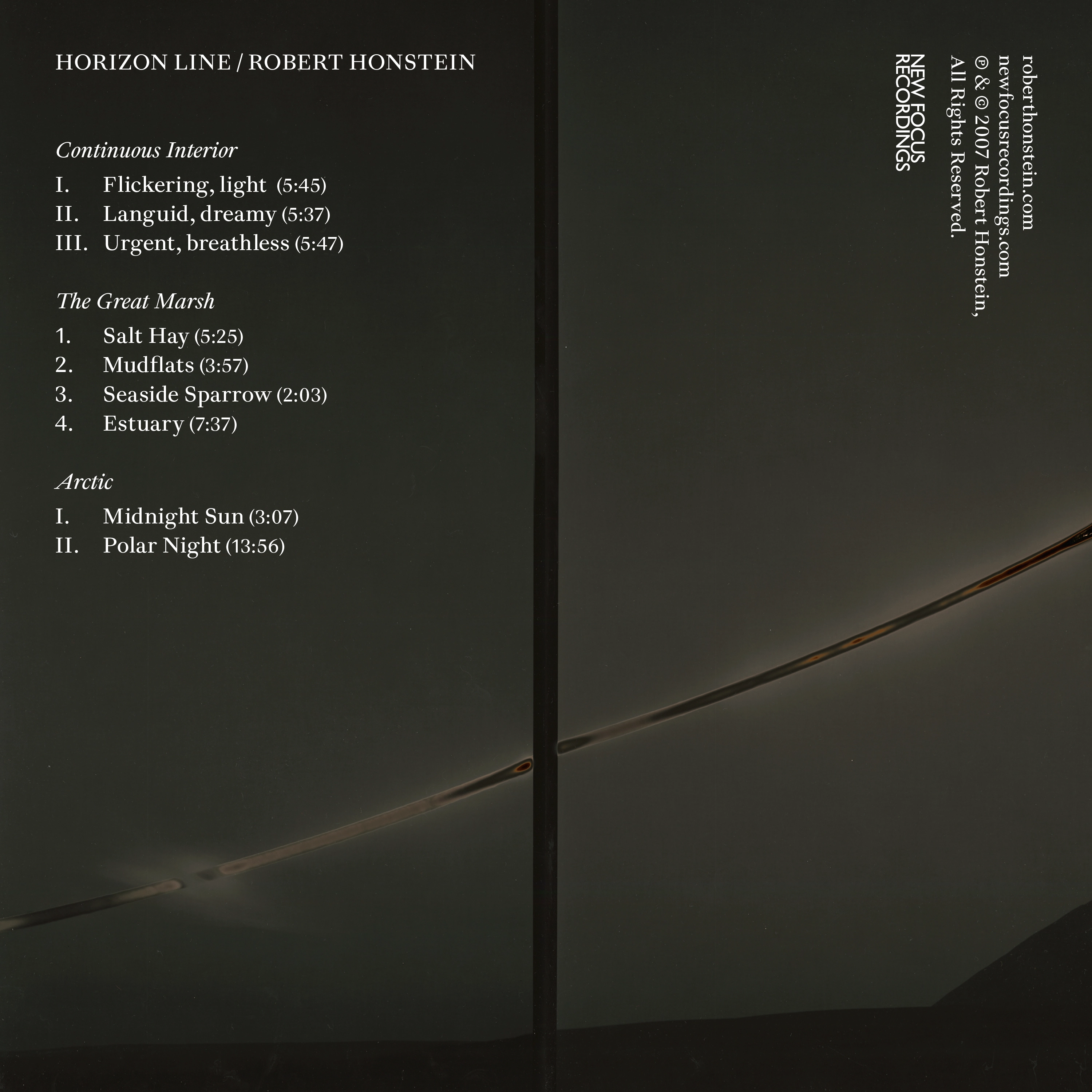 Robert Honstein: Horizon Line