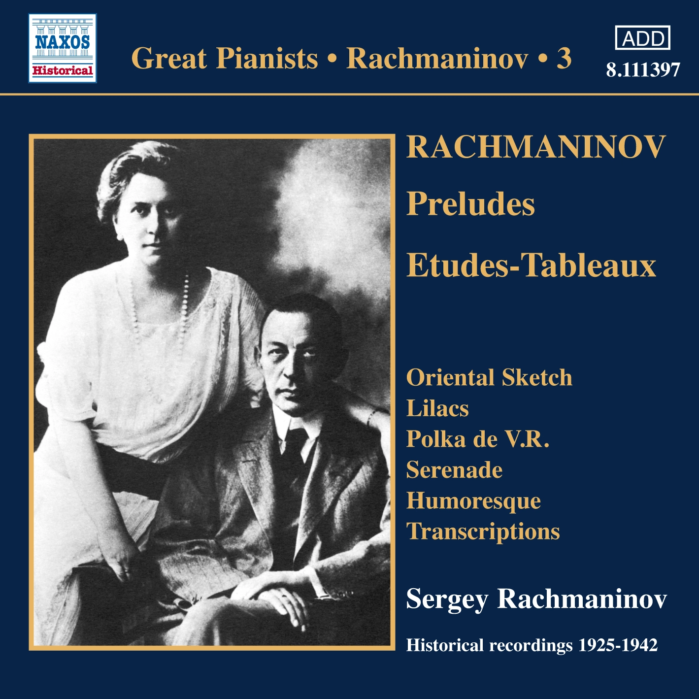 Rachmaninov: Piano Solo Recordings, Vol. 3
